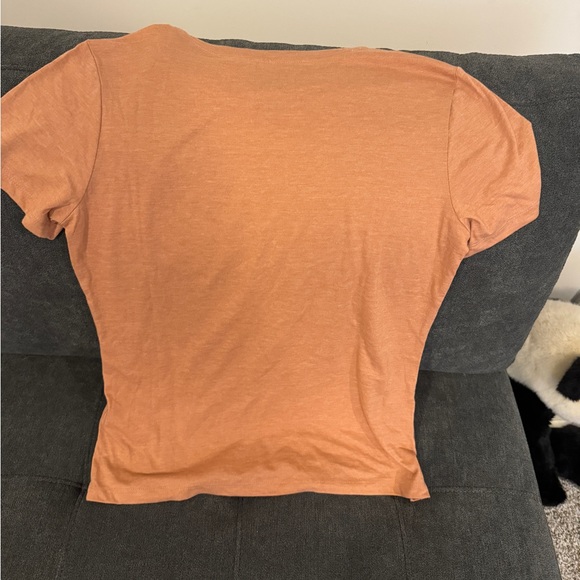 ❌NWT The North Face logo short sleeve t-shirt women’s M rose heather pink tee - Picture 4 of 5